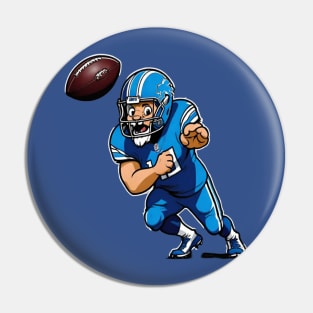 detroit lions , a player lion Pin