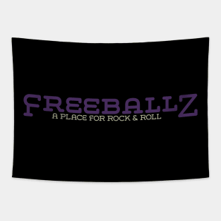 Freeballz Classic Logo Purple Tapestry