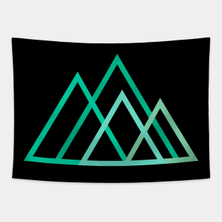 Abstract mountains Tapestry