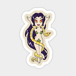 Succubus Demon Lilith with Snake CHIBI MONSTER GIRLS Series I Magnet