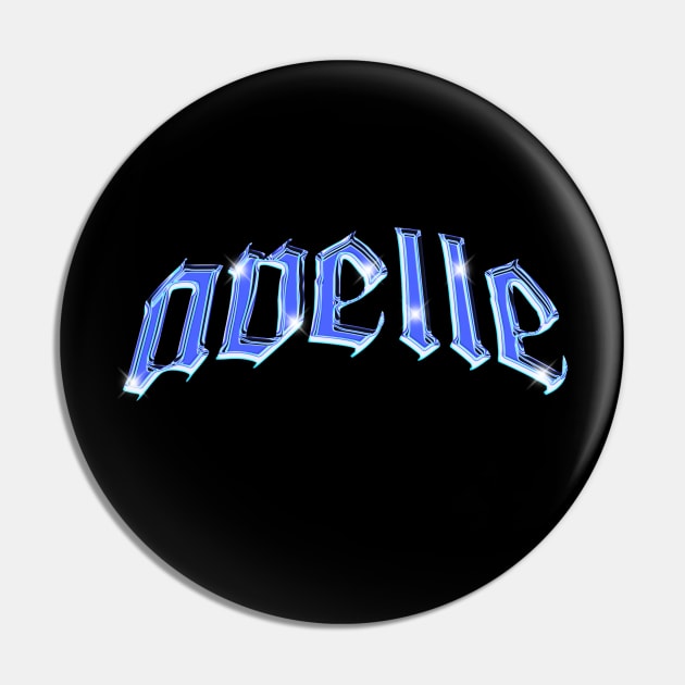Avelle 3D Chrome Typeface Effect Pin by AVELLE