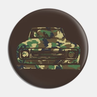 IH Scout II classic 4x4 truck 1979 camo Pin