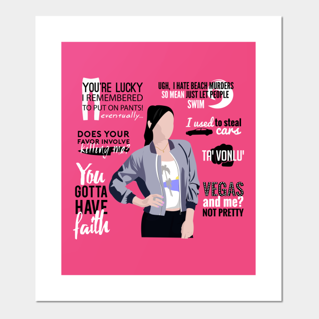 Ella Lopez Lucifer Quotes Ella Lopez Affiche Et Impression D Art Teepublic Fr