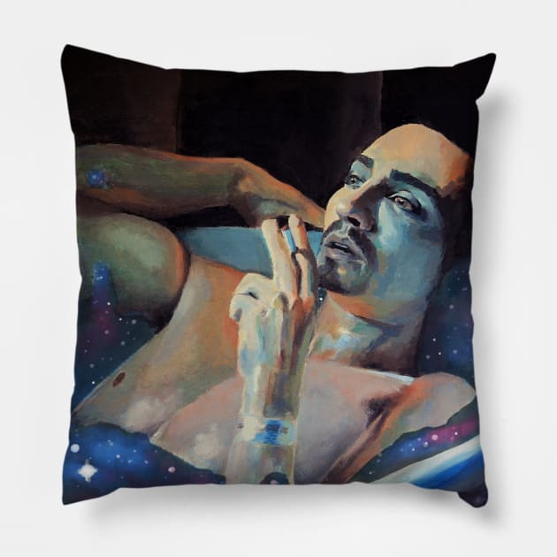 Klaus in the Galaxy- Umbrella Academy Pillow by brainbag