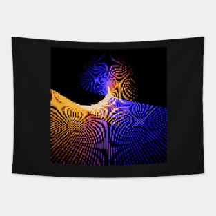 Pixel Firework No.7 Tapestry