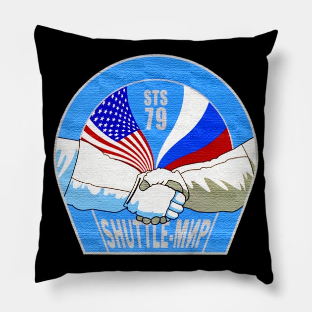 Black Panther Art - NASA Space Badge 21 Pillow by The Black Panther