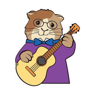 Guinea Pig Playing Guitar T-Shirt