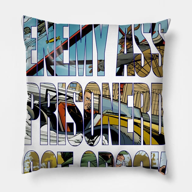 Spaced Out Issue One Pillow by Public Domain Comics