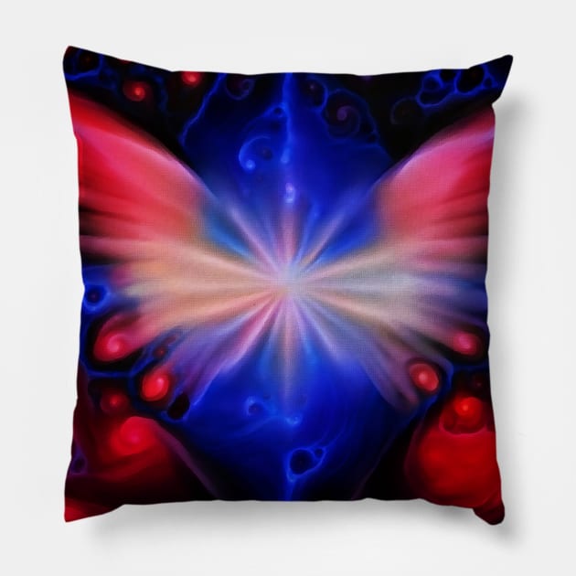 Angel star Pillow by rolffimages