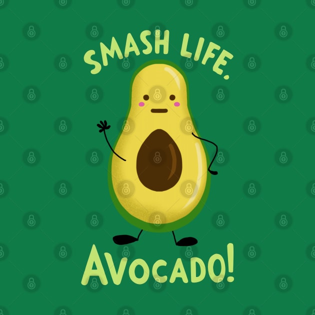 funny avocado by NomiCrafts