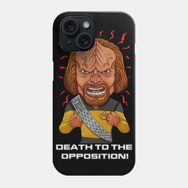 Death to the Opposition Phone Case by masciajames