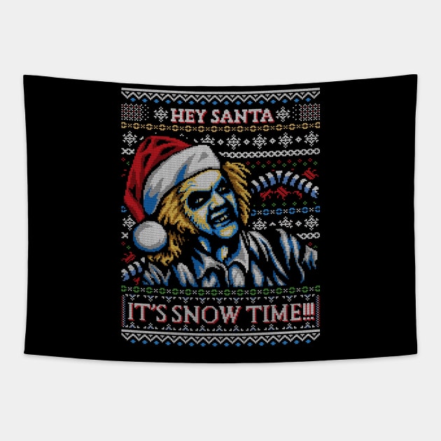 It's Snow Time! Tapestry by Punksthetic