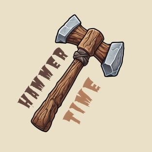 Hammer Time, Wooden Old RPG-style Hammer T-Shirt