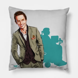 Eddie Redmayne - An illustration by Paul Cemmick Pillow