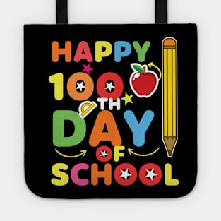 100th Day of School Teachers Kids Child Happy 100 Days Tote