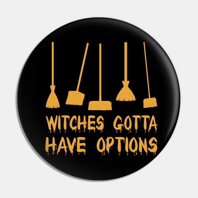 Witch Riding Brooms On A Dark Desert Highways Halloween Pin by Pannolinno