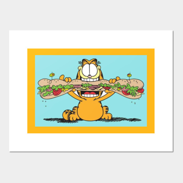 Garfield Cat Garfiled The Cat Posters And Art Prints Teepublic