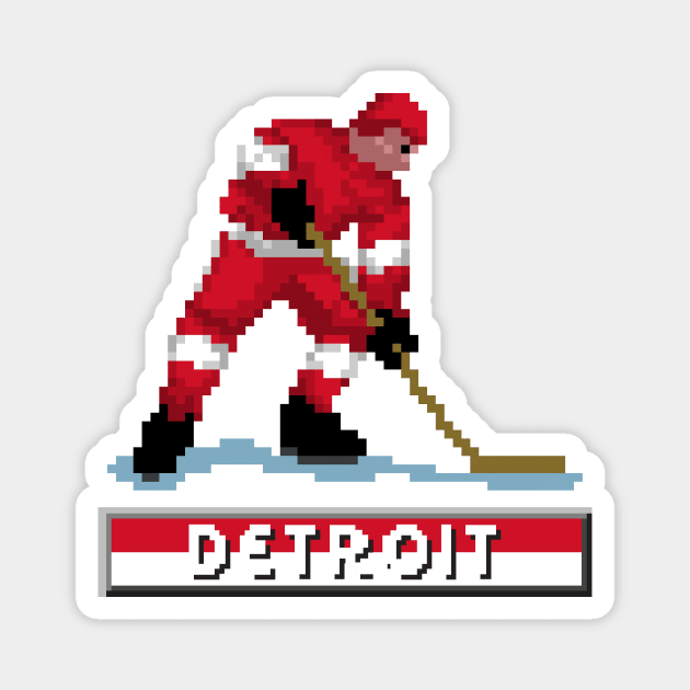 Detroit Hockey Magnet by clarkehall