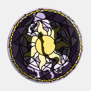 Rapunzel Stained Glass Window Pin