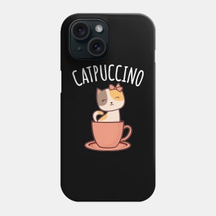 Cappuccino Cat Pun Catpuccino Phone Case