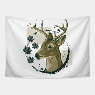 Deer Painting Tapestry