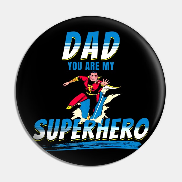 Father's Day Superhero Shirt Pin by IncpetionWear