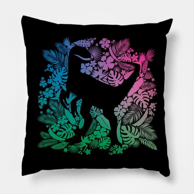 Paradise Raptor Pillow by Papa Rossi