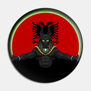 Anubis Albania Pin