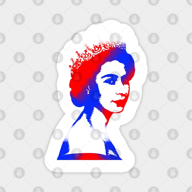 Legendary Queen 1926-2022 Magnet by myartworkdiary