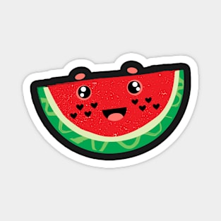 Hello Summer Cute Colorful Watermelon Magnet