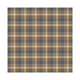 Tartan - Brown, Blue and Sand colors T-Shirt