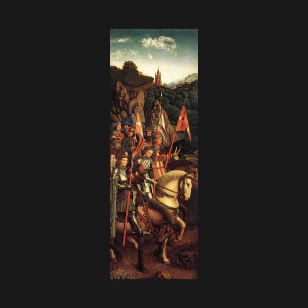 the soldiers of christ 1430 - Jan van Eyck by Kollagio