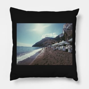 Positano Amalfi Coast Italy print Pillow