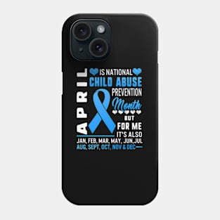 April Is National Child Abuse Month Phone Case