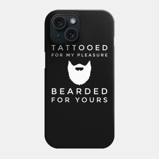 Tattooed and Bearded Phone Case