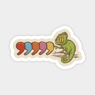 Comma Chameleon Magnet