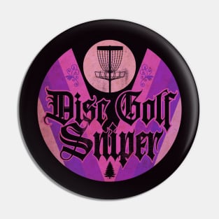 Disc Golf Purple Sunday Pin