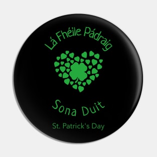 Love Saint Patrick's Day Pin