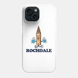 Rochdale Town Hall (1930s rubberhose cartoon character style) Phone Case