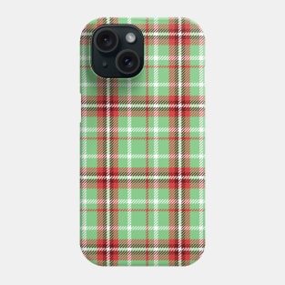 Red And Green Plaids Pattern Phone Case