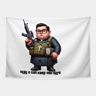 Gun Bless You Tapestry