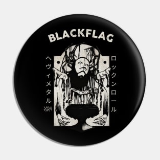 black flag Pin