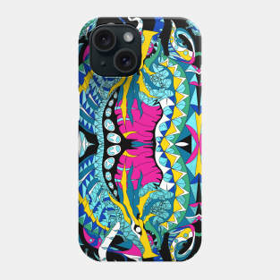 mad kraken kaiju animal pattern ecopop Phone Case