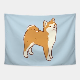 japanese akita illustration Tapestry