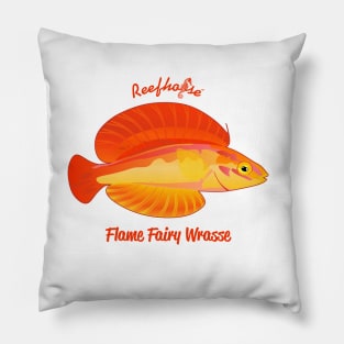 Flame Fairy Wrasse Pillow