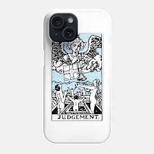 Geometric tarot print, judgement Phone Case