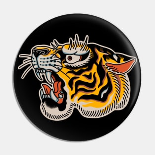 Tiger Head Pin