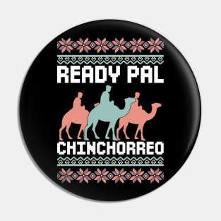 Chinchorreo Puerto Rican Christmas Navidades Dia de Los Reyes Boricua Pin