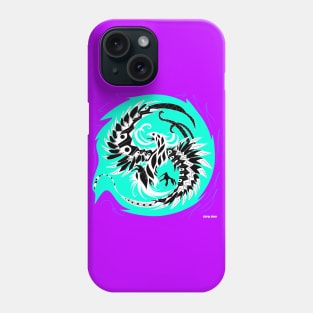 light green phoenix bird ecopop Phone Case