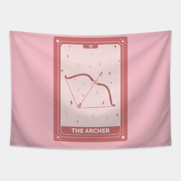 The Archer Tarot Card Tapestry by Tip Top Tee's